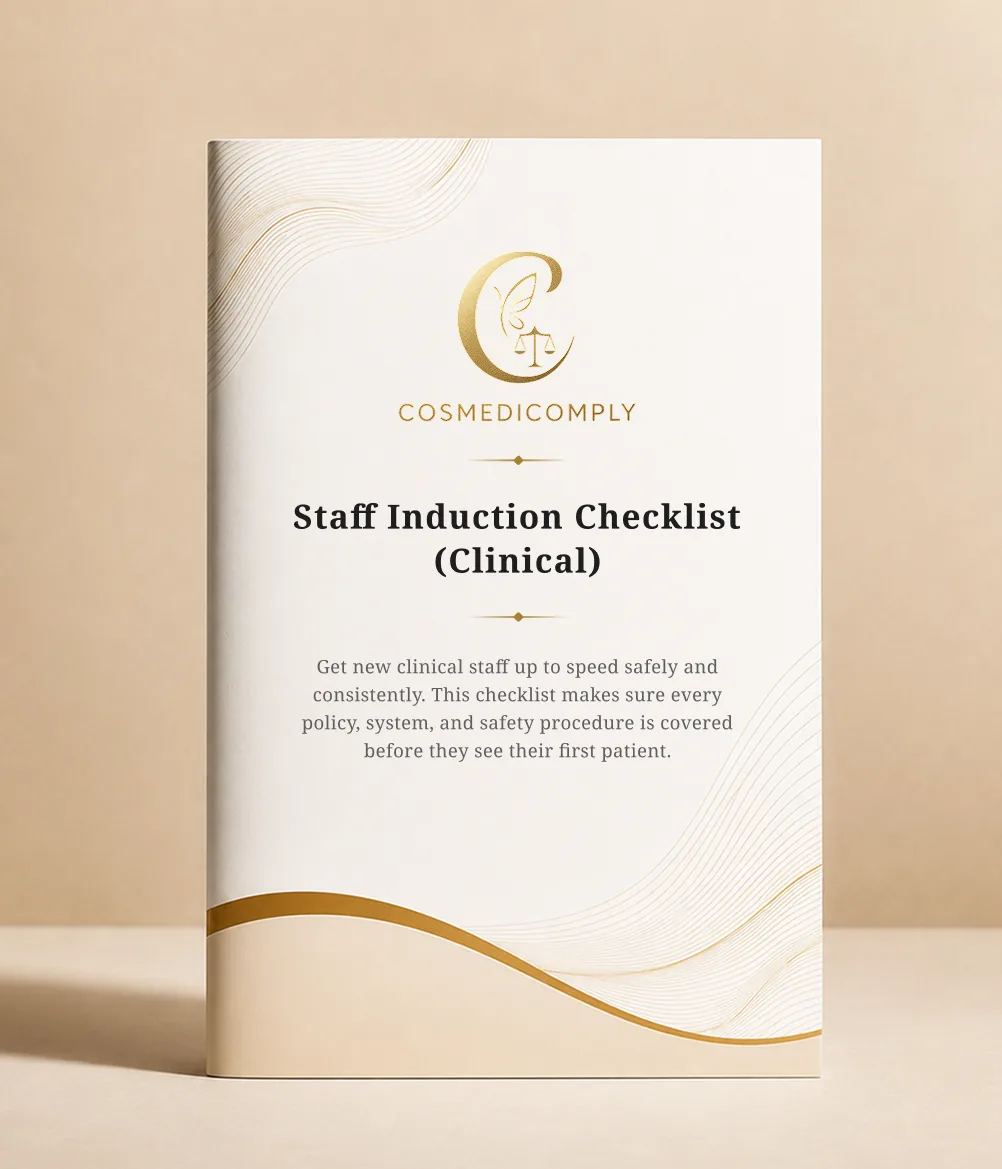 Staff Induction Checklist (Clinical)